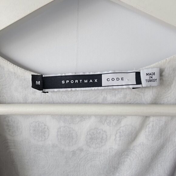 Sport Max code womens dress size M sleeveless floral V-Neck - Picture 9 of 10